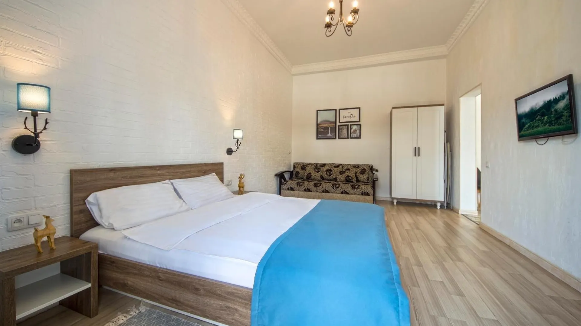 Central Apartments Palats Sportu Area Kyjev Ukrajina