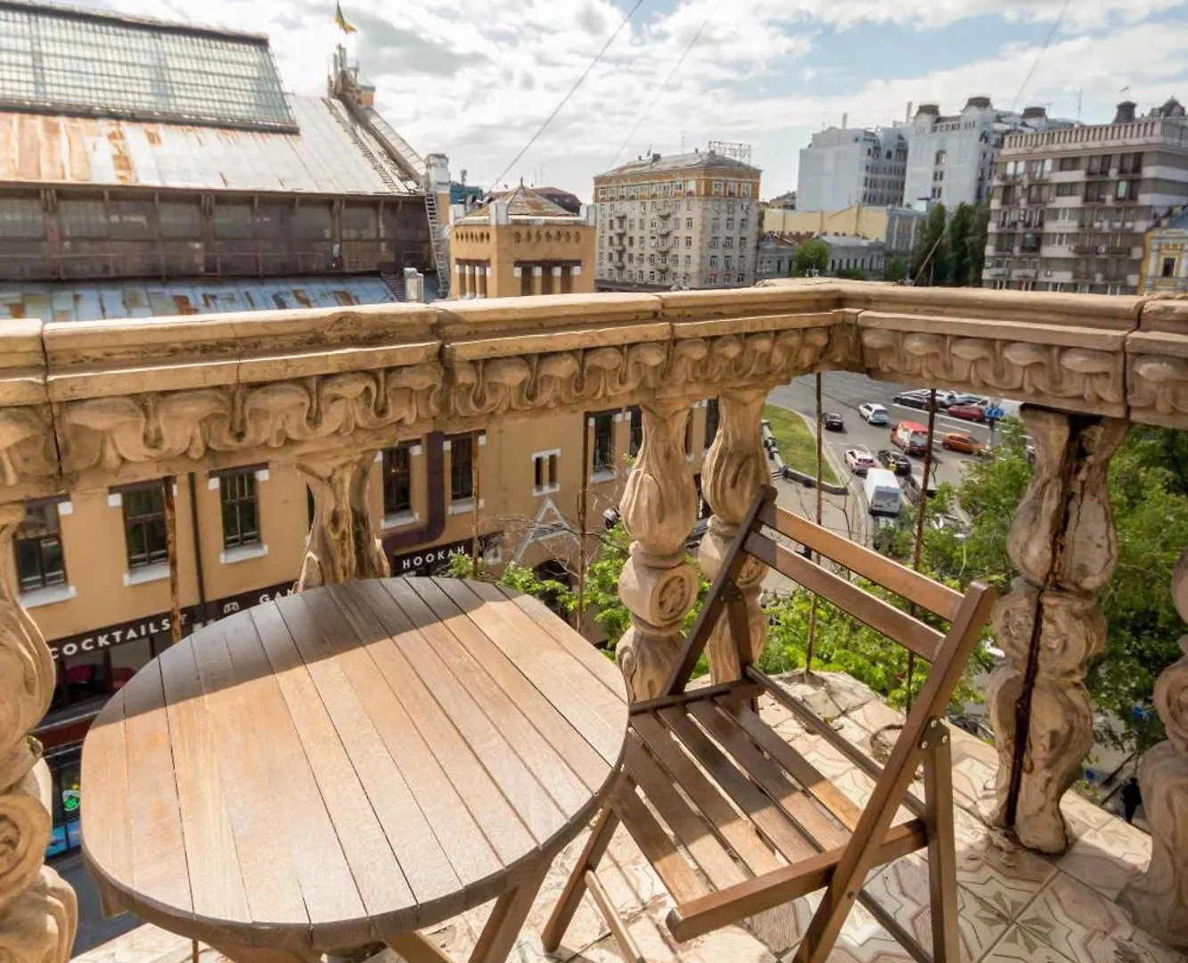Central Apartments Palats Sportu Area Kyjev Ukrajina